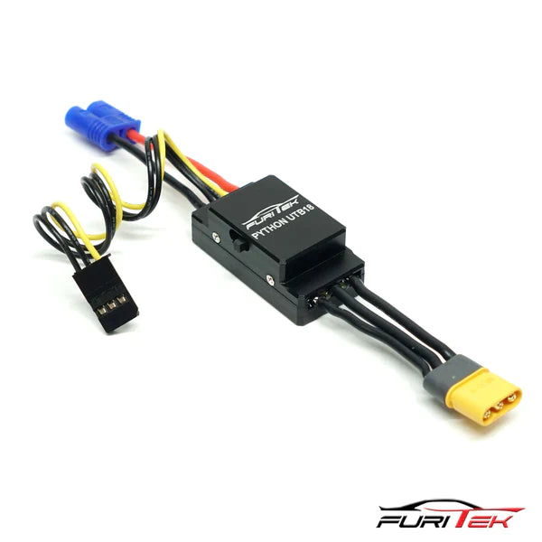 FURITEK PYTHON UTB18 40A/70A BRUSHED/BRUSHLESS ESC FOR 1/18 RC CRAWLERS - HeliDirect