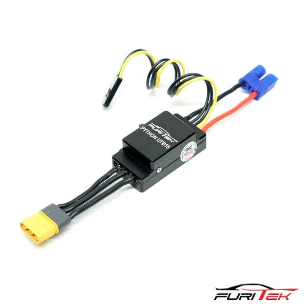 FURITEK PYTHON UTB18 40A/70A BRUSHED/BRUSHLESS ESC FOR 1/18 RC CRAWLERS - HeliDirect