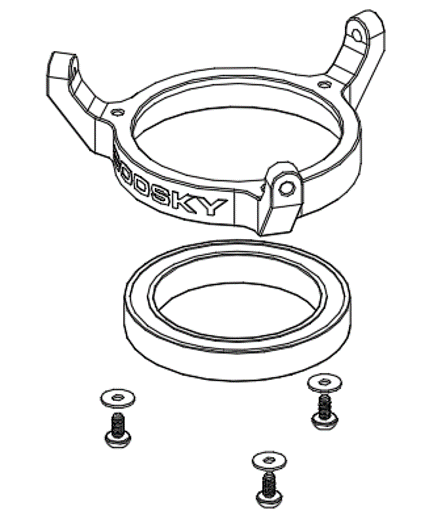 Goosky RS4 Swashplate Outer Ring Set - HeliDirect