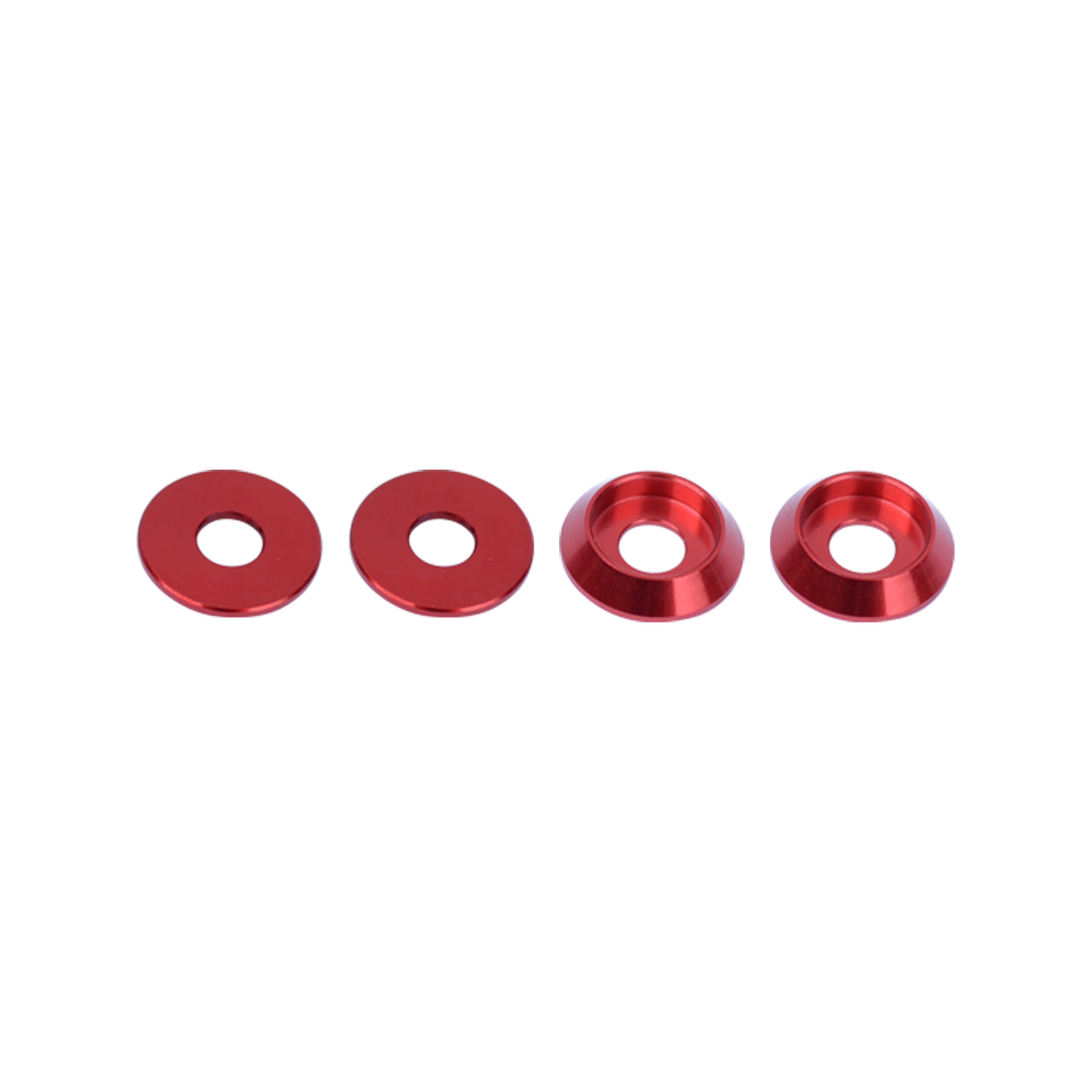 Goosky RS4 M2 Washers - Red - HeliDirect