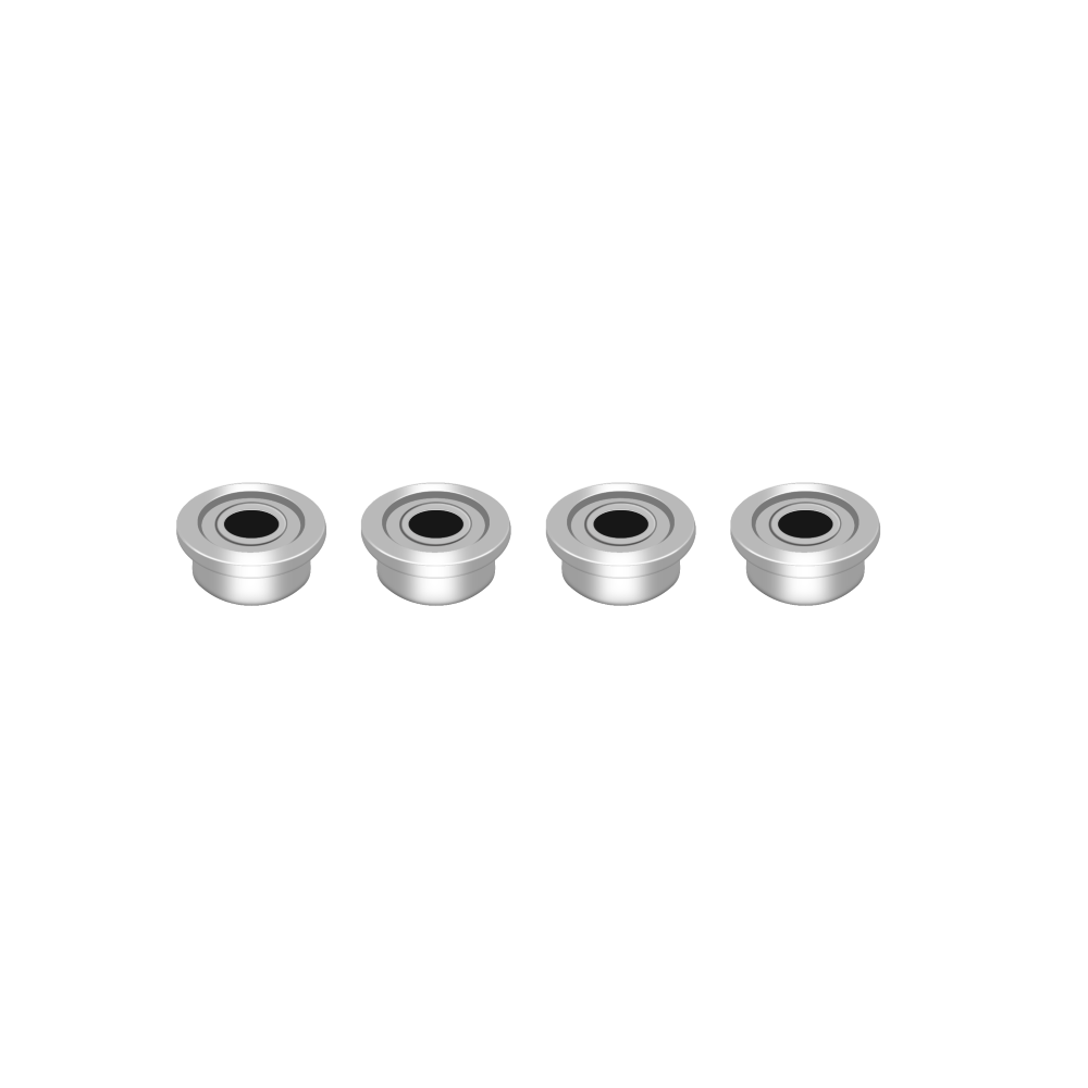 Goosky RS4 MF52ZZ Flanged Bearing Set - HeliDirect