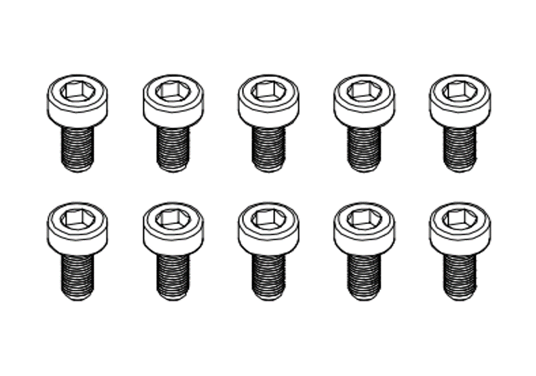 Goosky RS4 Screw Set M1.6x4mm - HeliDirect