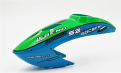 Goosky S2 Canopy - Blue/Green - HeliDirect