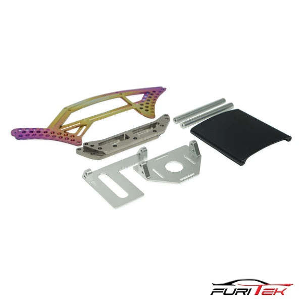 FURITEK BETTLE TITANIUM (RAINBOW) COMP CHASSIS FOR AXIAL UTB18 - HeliDirect