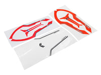 RAW 420 Sticker Set White-Pink-Orange - HeliDirect