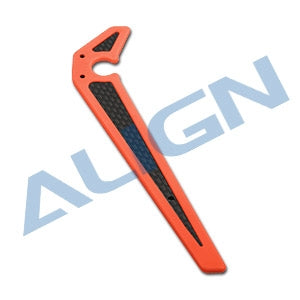 Align TB40 Carbon Fiber Vertical Stabilizer - Orange - HeliDirect