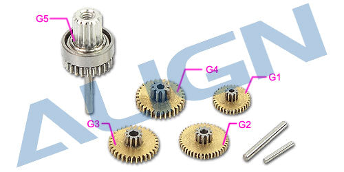 T15/T15T Servo Gear Set - HeliDirect