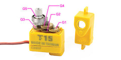 T15/T15T Servo Gear Set - HeliDirect