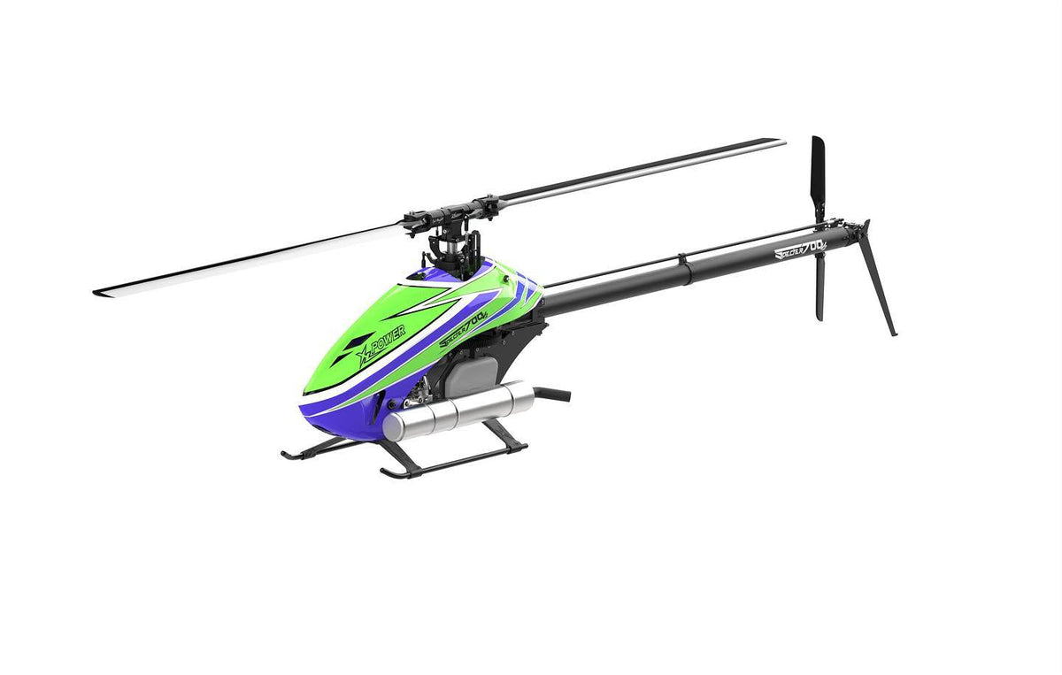 XLPower Specter 700V2 NME Nitro Kit (w/o Blades) - HeliDirect