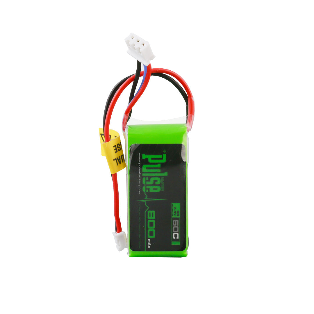 Pulse 800mAh 50C 2S - PH2.0 Connector - HeliDirect