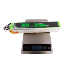 PULSE 3700mAh 50C 44.4V 12S LiPo Battery - No Connector - HeliDirect