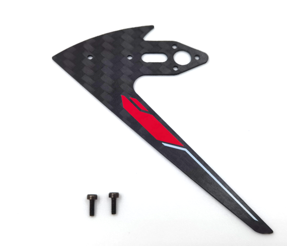 Goosky S2 Vertical Tail Fin Set - Red - HeliDirect