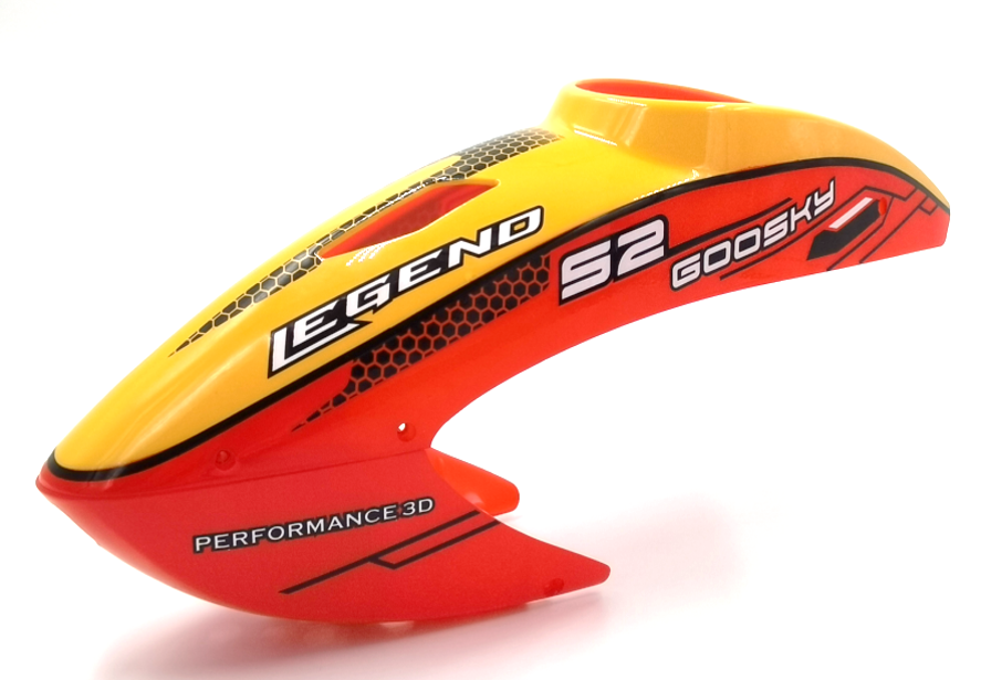 Goosky S2 Canopy - Red/Yellow - HeliDirect