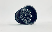 CKD0601 KG1 KD004 DUEL CNC Metal Front Dually Wheel (2 pcs, w/cap. decal & screws) - HeliDirect