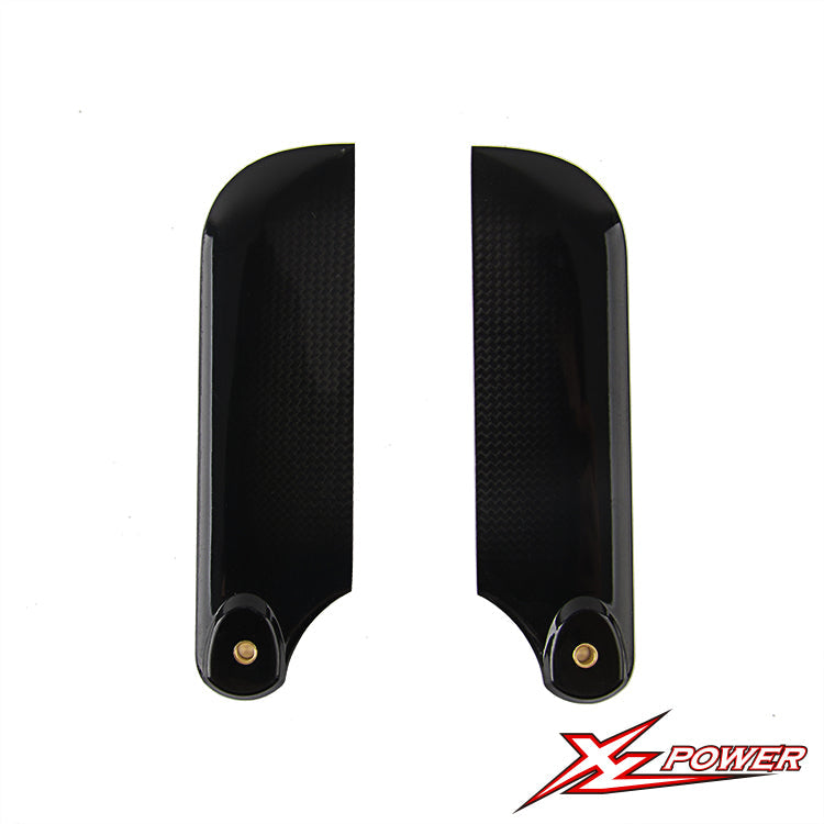 85mm Carbon Fiber Tail Blades XL52T27 - HeliDirect