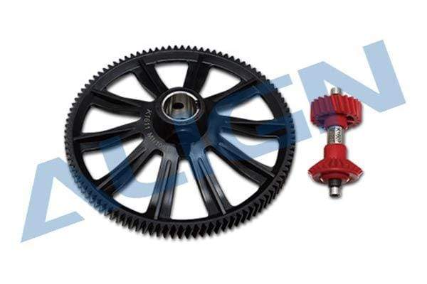 Align 105T M1 Helical Autorotation Tail Drive Gear Set For T-REX 700X/760X/800E - HeliDirect