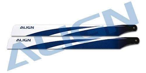 Align 360mm 3G Carbon Fiber Blades (Blue) - HD360BT - HeliDirect