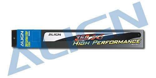 Align 360mm 3G Carbon Fiber Blades (Blue) - HD360BT - HeliDirect