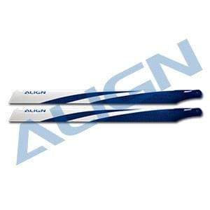 Align 425mm Carbon Fiber Flybarless Blades - Blue (Trex 500 EFL / 500 Pro DFC / 500L Dominator) - HeliDirect