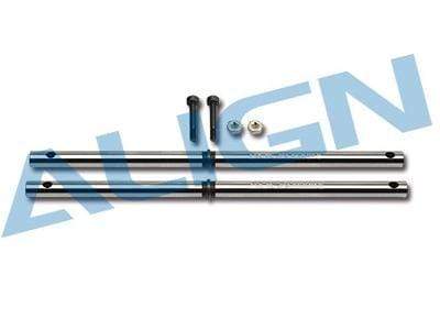 Align 450DFC Main Shaft - For DFC Rotor System Only (5x111mm Shafts / M2x12mm Socket Collar Screws / M2 Nuts) - HeliDirect