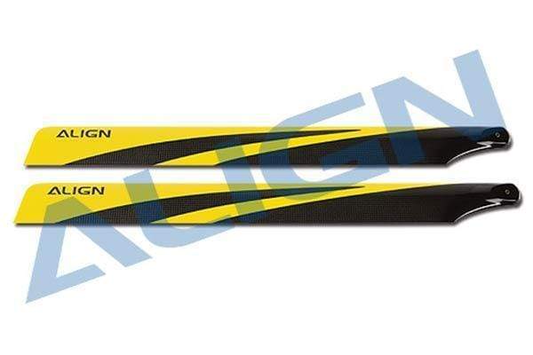 Align 600N Carbon Fiber Blades - HeliDirect