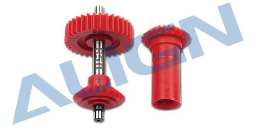 Align 650X M0.8 Torque Tube Front Drive Gear Set/34T - HeliDirect