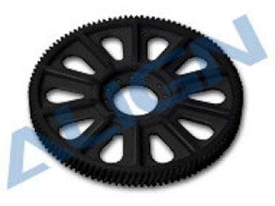 Align CNC Slant Thread Main Drive Gear M1 / 112T BLACK - Trex 550 DFC / 550L Dominator / Trex 600 EFL / 600E Pro / 600 DFC - HeliDirect