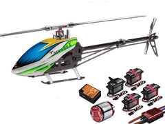 Align T-Rex 500X Dominator Super Combo Helicopter with DS530M/DS535M Metal Case Servos - HeliDirect