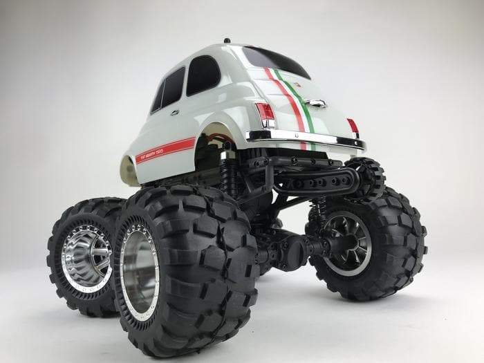 8912 Fiat Abarth 595  1/12 Scale 2WD RTR Monster Truck Q-Series - HeliDirect