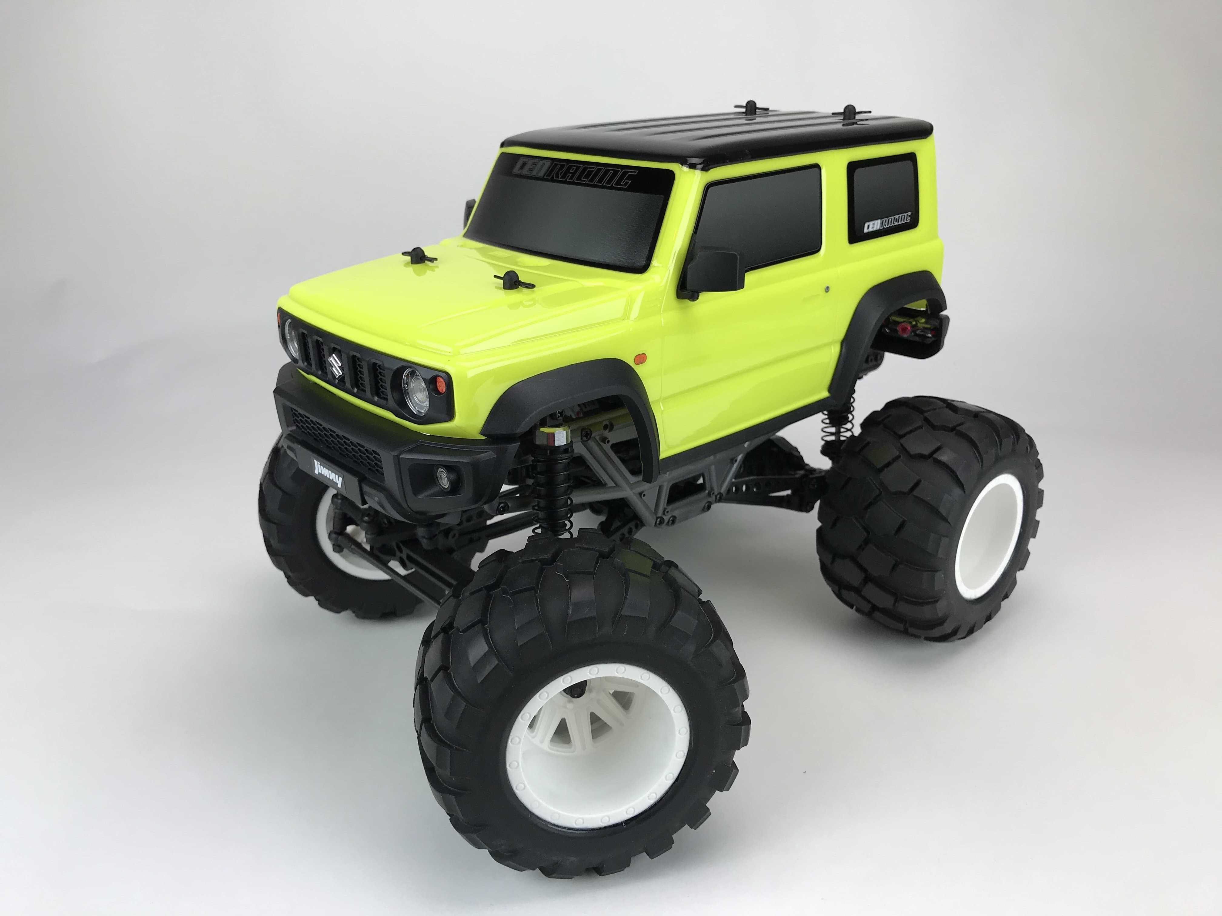 8936 Suzuki Jimny (Yellow) 1/12 Scale 2WD RTR Monster Truck Q-Series - HeliDirect