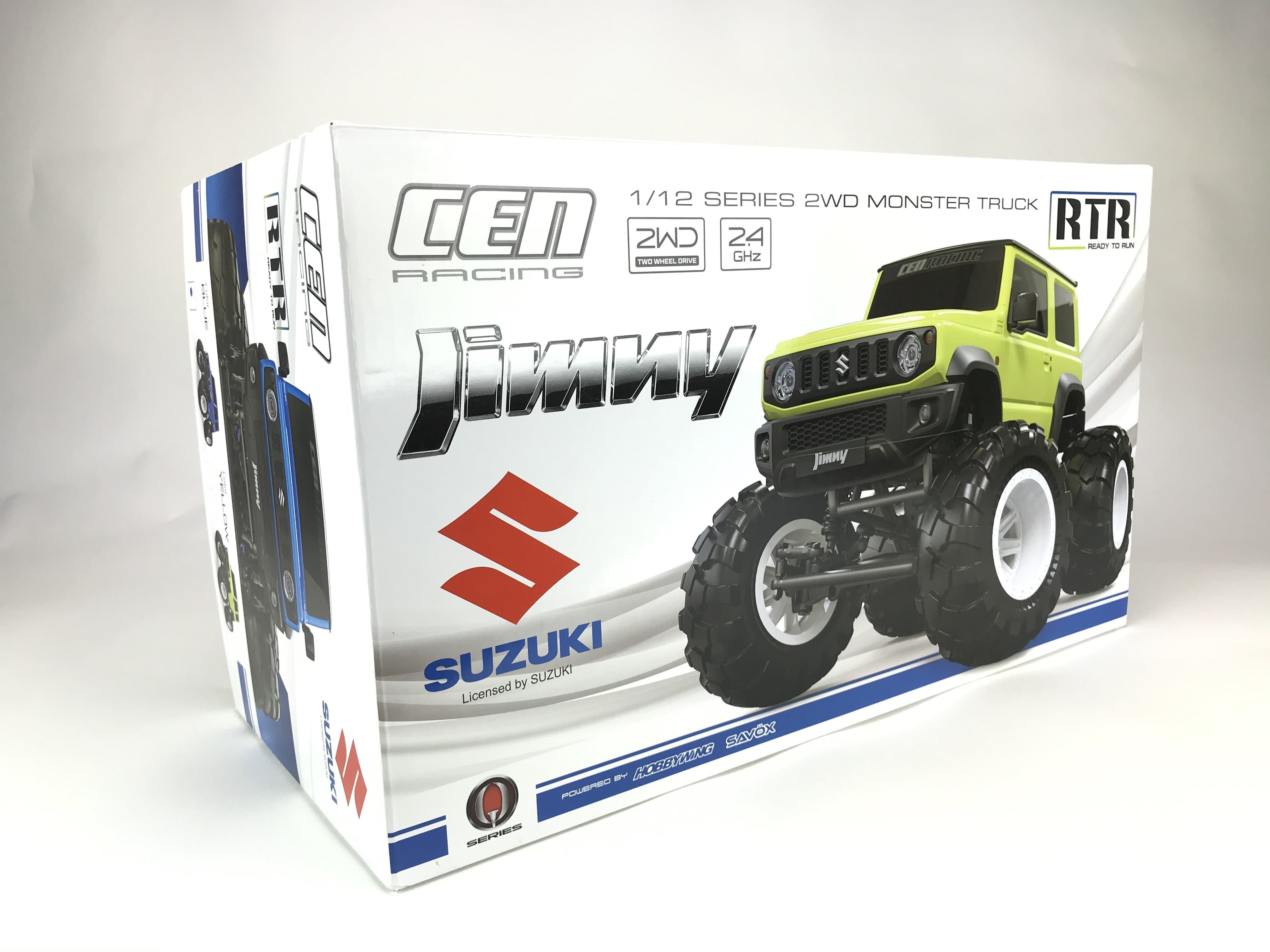 8936 Suzuki Jimny (Yellow) 1/12 Scale 2WD RTR Monster Truck Q-Series - HeliDirect