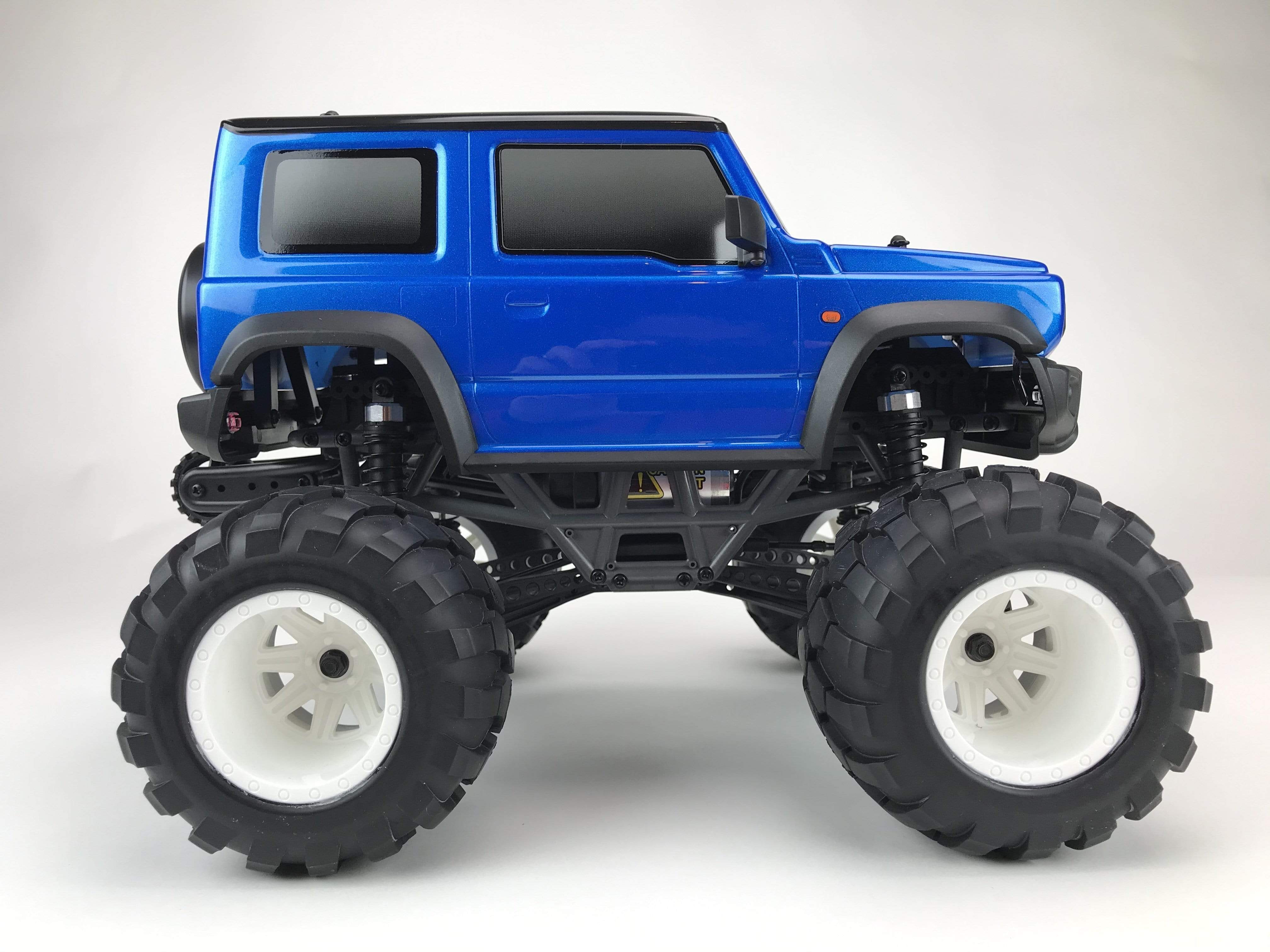 8937 Suzuki Jimny (Metallic Blue) 1/12 Scale 2WD RTR Monster Truck Q-Series - HeliDirect