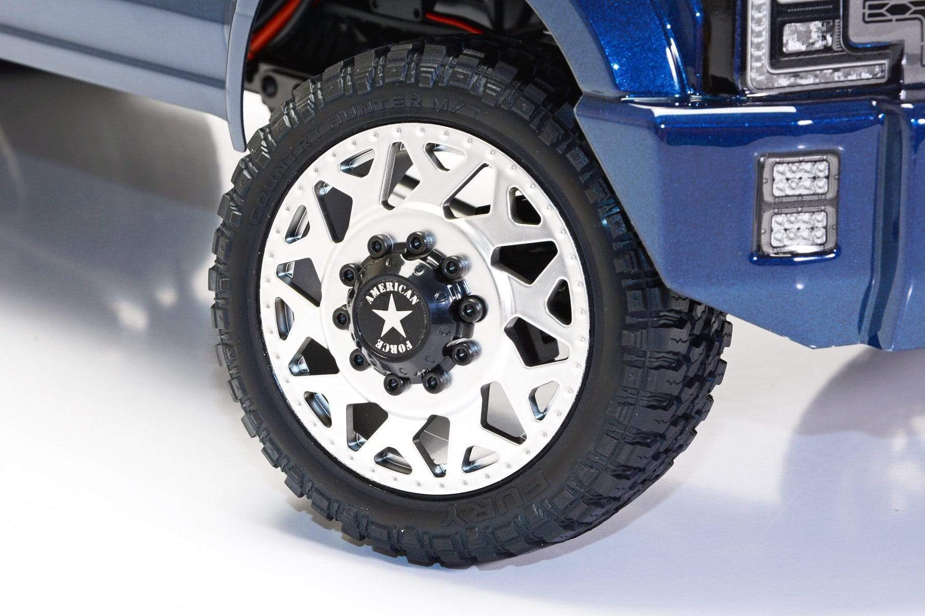 8980 FORD F450 SD 1/10 4WD RTR (Blue Galaxy) Custom Truck DL-Series - HeliDirect