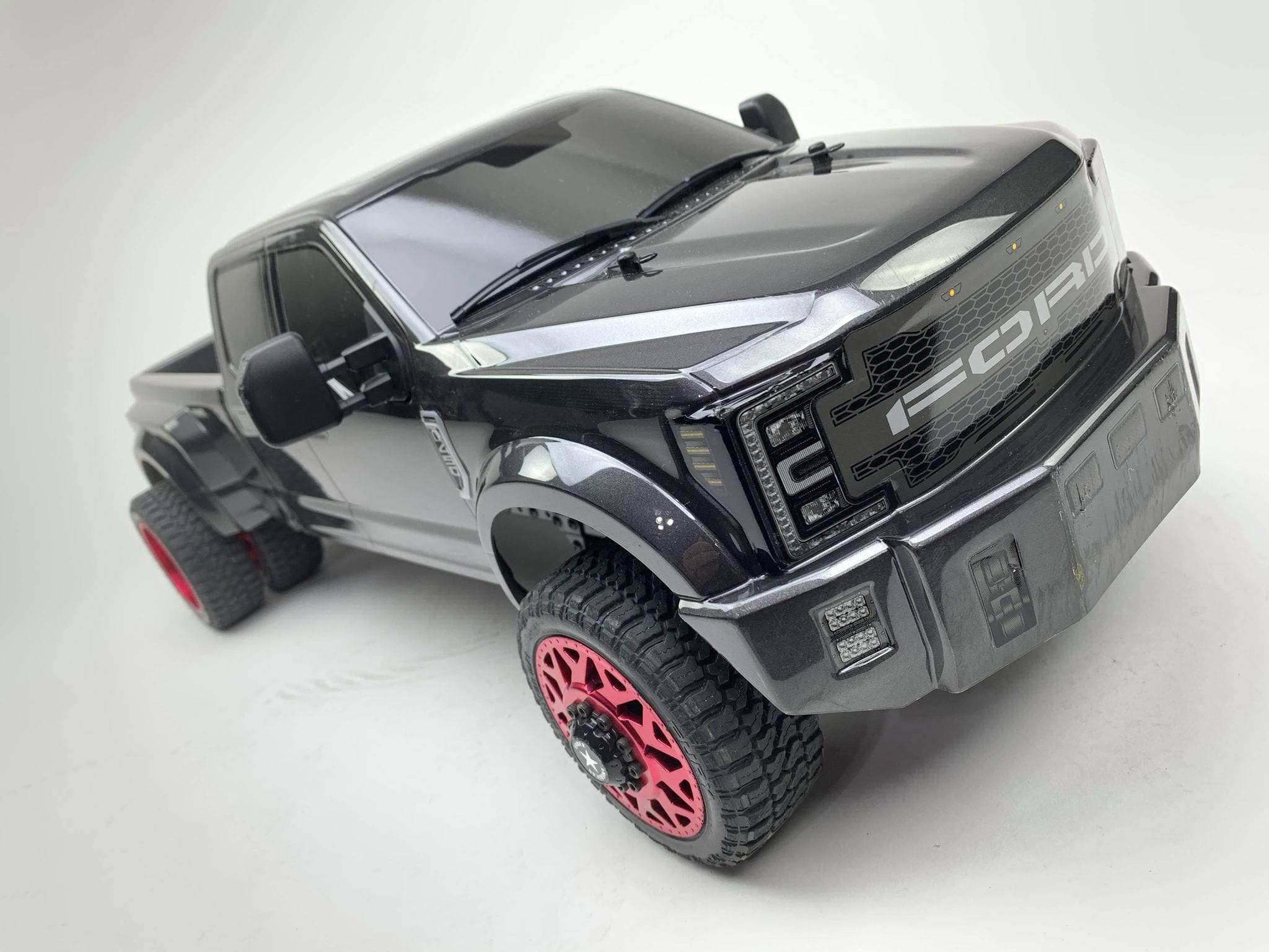 8981 FORD F450 SD 1/10 4WD RTR (Grey Titanium) Custom Truck DL-Series - HeliDirect