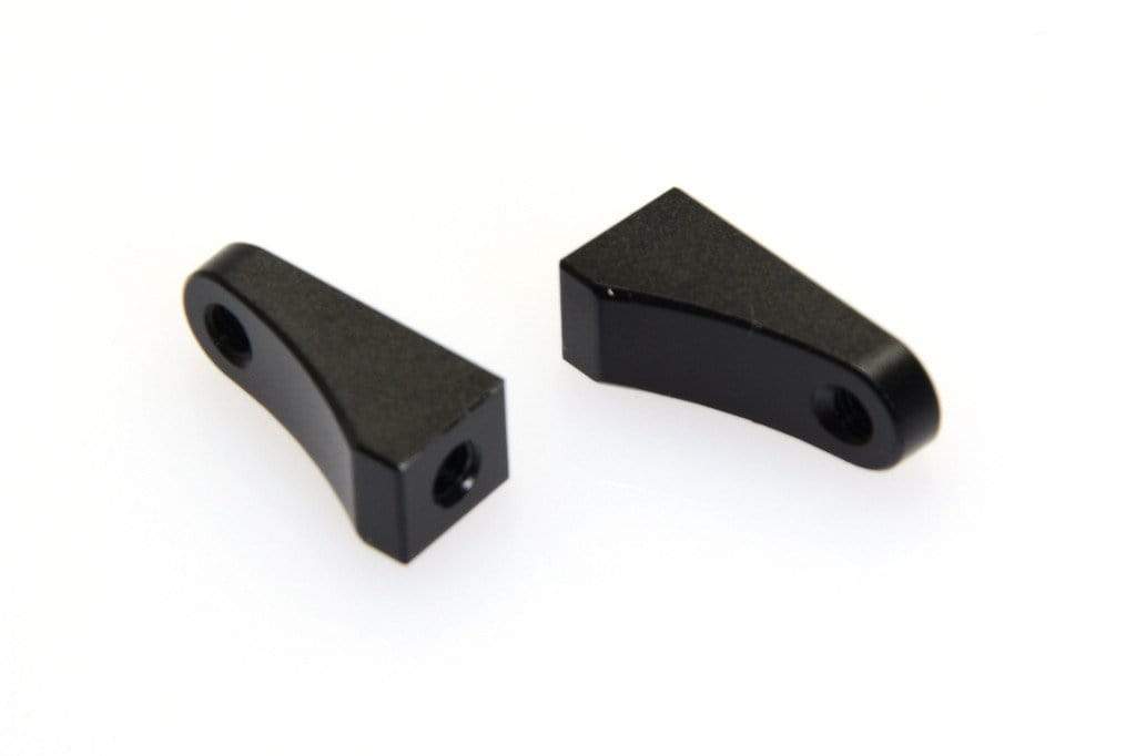 CKD0402 KAOS CNC Aluminum Servo Post (black anodized) 2pcs DL-Series - HeliDirect