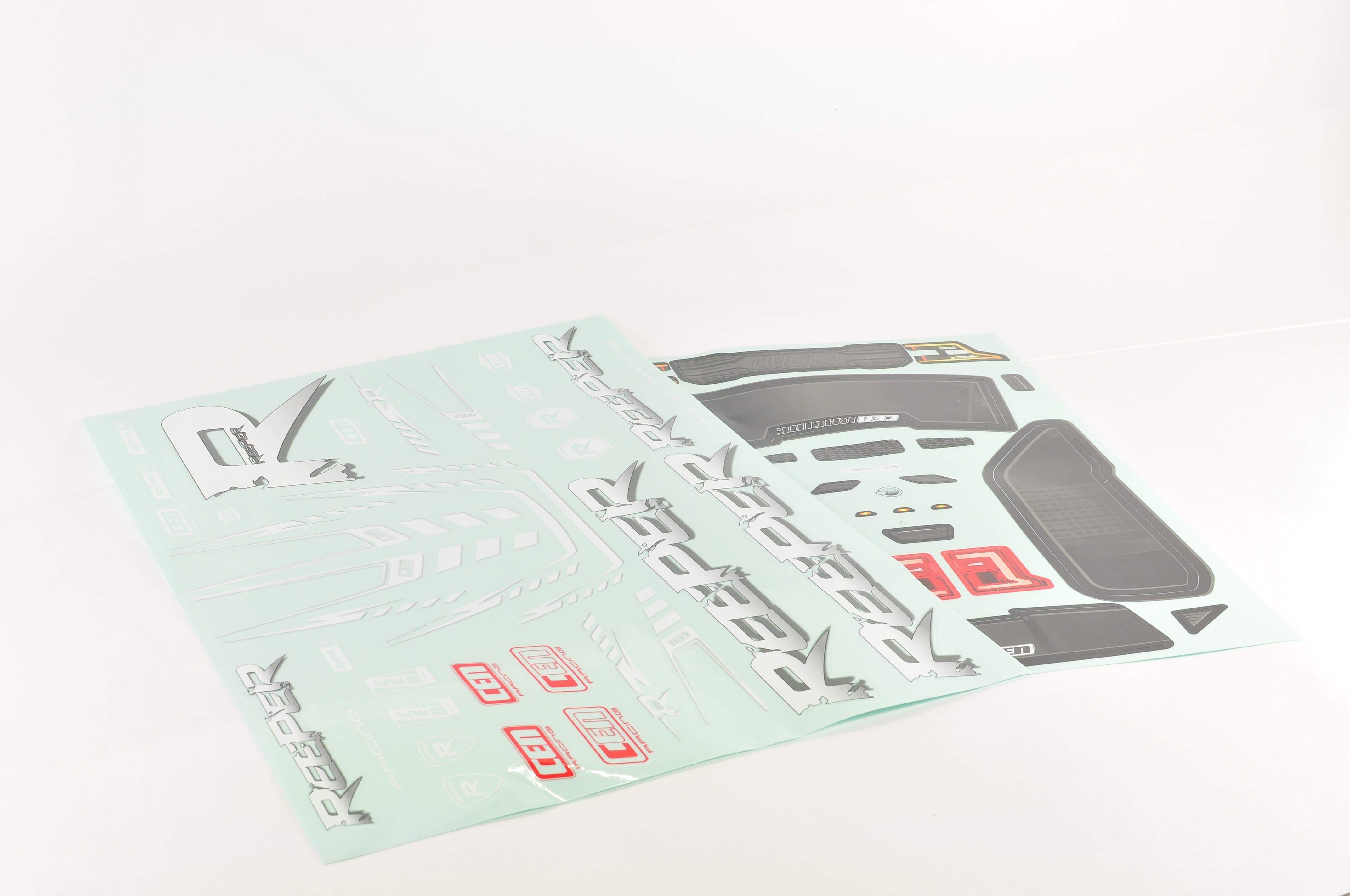 GS181 Reeper Red Decal Sheets - HeliDirect