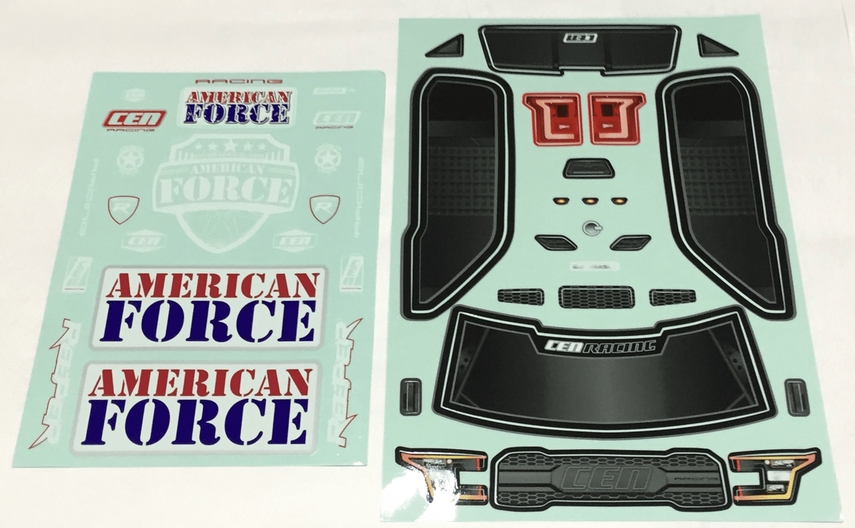 GS184 REEPER AMERICAN FORCE EDITION DECAL SHEET - HeliDirect