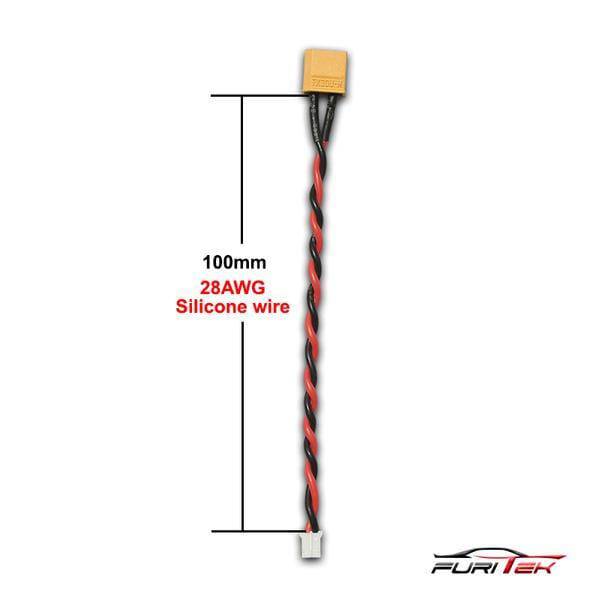 Furitek High Quality FEMALE XT30 TO 2-PIN JST-PH (100mm) - HeliDirect