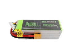 PULSE 1800mah 50C 22.2V 6S LiPo Battery - XT60 Connector - HeliDirect