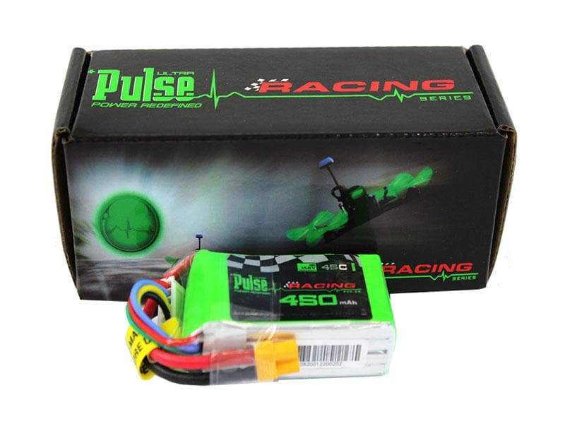 PULSE 450mAh 45C 14.8V 4S LiPo Battery - XT30 Connector - HeliDirect