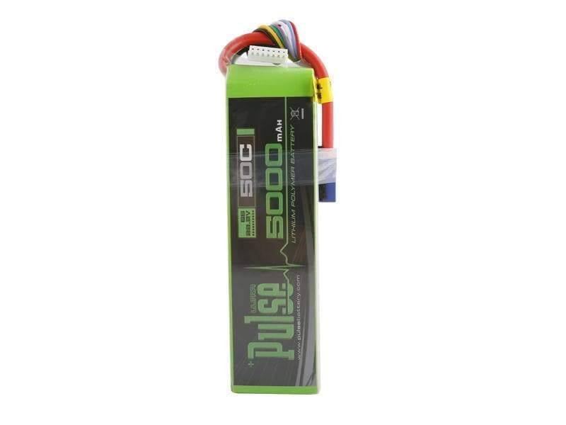 PULSE 5000mah 50C 22.2V 6S LiPo Battery - EC5 Connector - HeliDirect