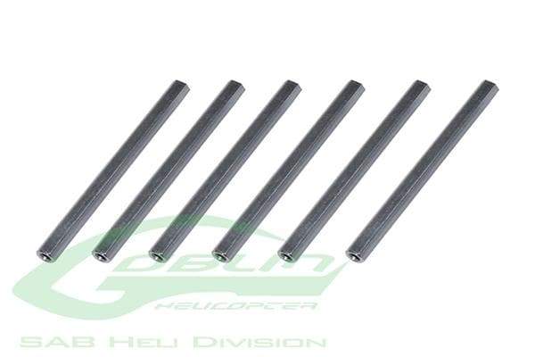 SAB Aluminum Spacer 54mm(6pcs) - Goblin 500/570 [H0239-S] - HeliDirect