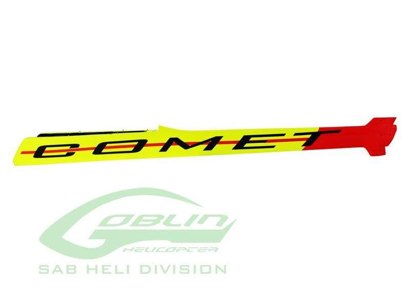 SAB Boom Yellow/Red for Goblin Comet - HeliDirect