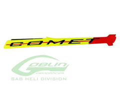 SAB Boom Yellow/Red for Goblin Comet - HeliDirect