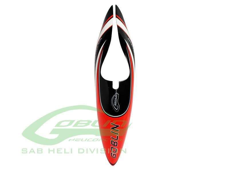 SAB Canopy Black/Red for Goblin 280 Mini Comet - HeliDirect