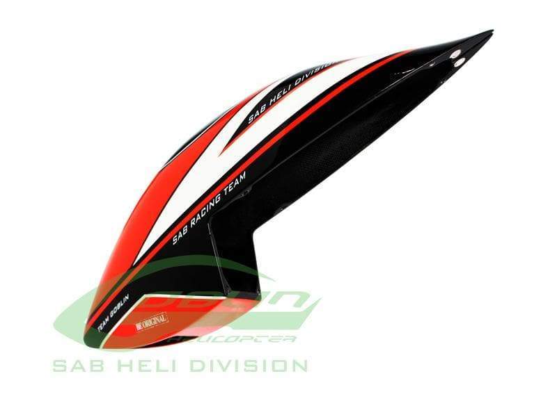 SAB Canopy Black/Red for Goblin 280 Mini Comet - HeliDirect