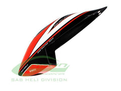 SAB Canopy Black/Red for Goblin 280 Mini Comet - HeliDirect