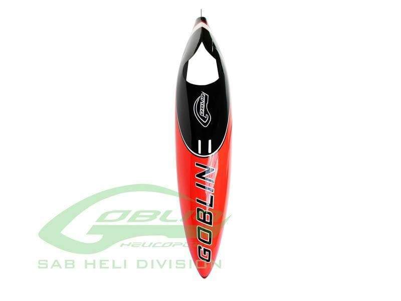 SAB Canopy Black/Red - Goblin Comet - HeliDirect