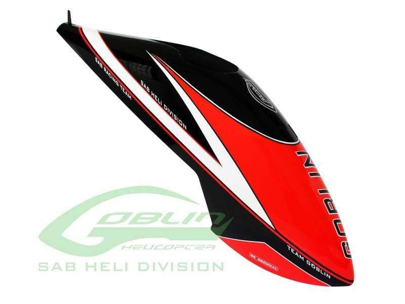 SAB Canopy Black/Red - Goblin Comet - HeliDirect