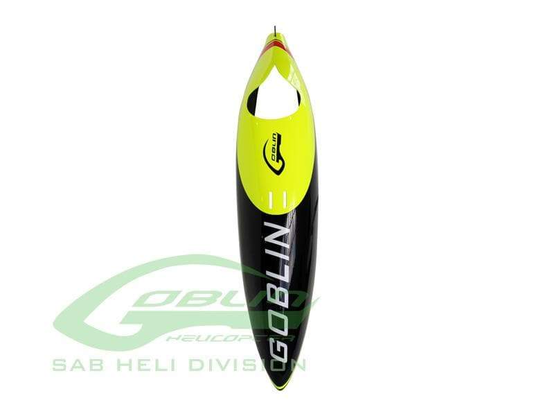 SAB Canopy Yellow/Red for Goblin Comet - HeliDirect